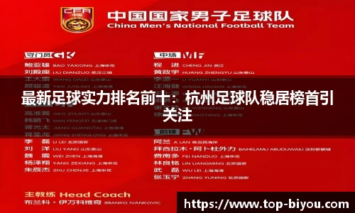 最新足球实力排名前十:杭州足球队稳居榜首引关注